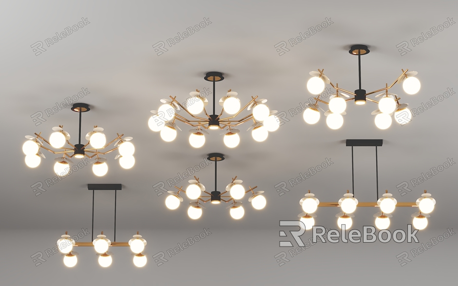 Creative chandelier combination chandelier ceiling lamp model