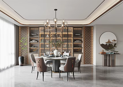 New Chinese Restaurant 3d model