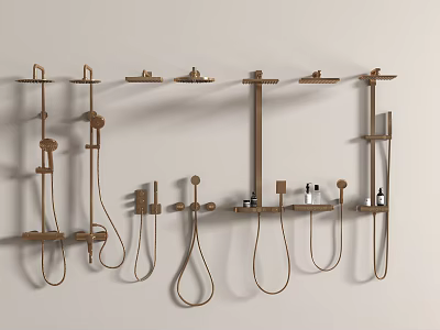 Shower French Shower 3d model