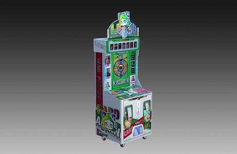 Modern game machine Mika Warfare 3d model