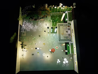 Modern landscape lamp 3d model