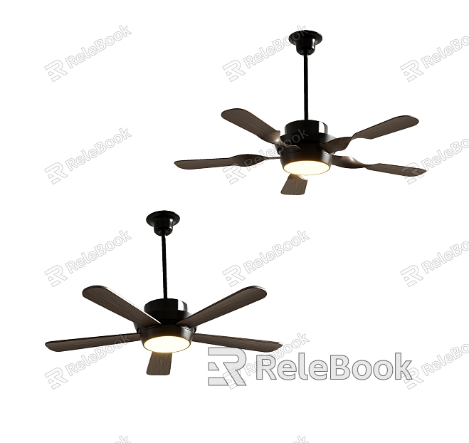 Fan chandelier model