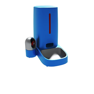 Cats and dogs automatic feeding and drinking water integration device cat bowl dog food basin cat water dispenser non-wet mouth pet food supplies intelligent wireless pet feeder multifunctional remote video monitoring 3d model