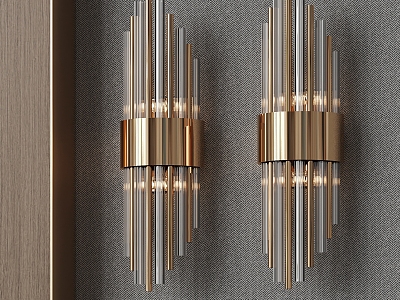 Modern wall lamp metal wall lamp 3d model