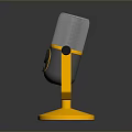 Microphone Amplifier Capacitor Microphone High-end Microphone Wheat Desktop Microphone Broadcasting Microphone 3d model