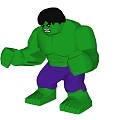 Toy Handmade Lego Doll Hulk Toy 3d model