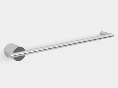Modern Stainless Steel Bathroom Towel Rack Wall Mounted Sleek Design 3d model