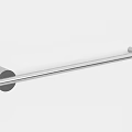 Modern Stainless Steel Bathroom Towel Rack Wall Mounted Sleek Design