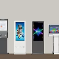 All-in-one terminal inquiry terminal interactive all-in-one machine 3d model