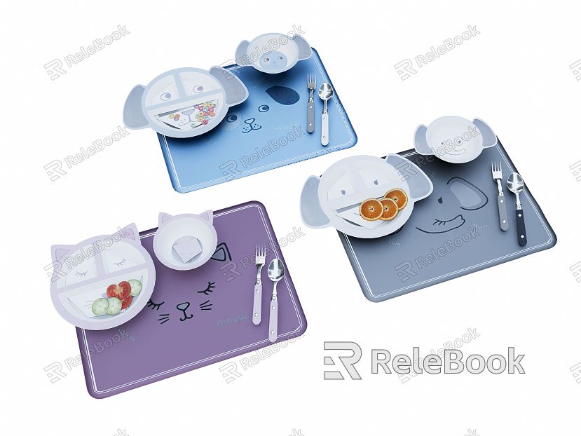 Modern Tableware Children's Tableware model