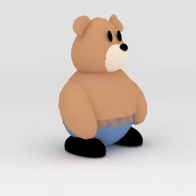 Children's toy bear 3d model Children's toy bear 3d model