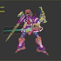 Modern Robot Mech Warrior Mech Soldier Machine Battlearm Mechanical Battlearm 3d model