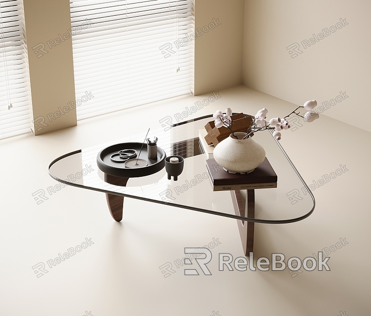 Modern coffee table model