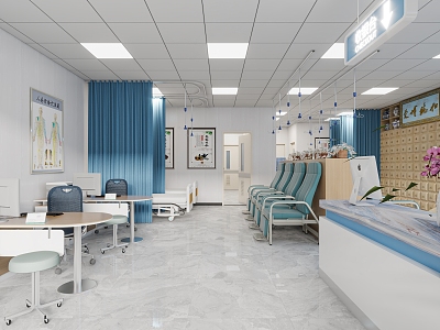 Modern Clinic 3d model