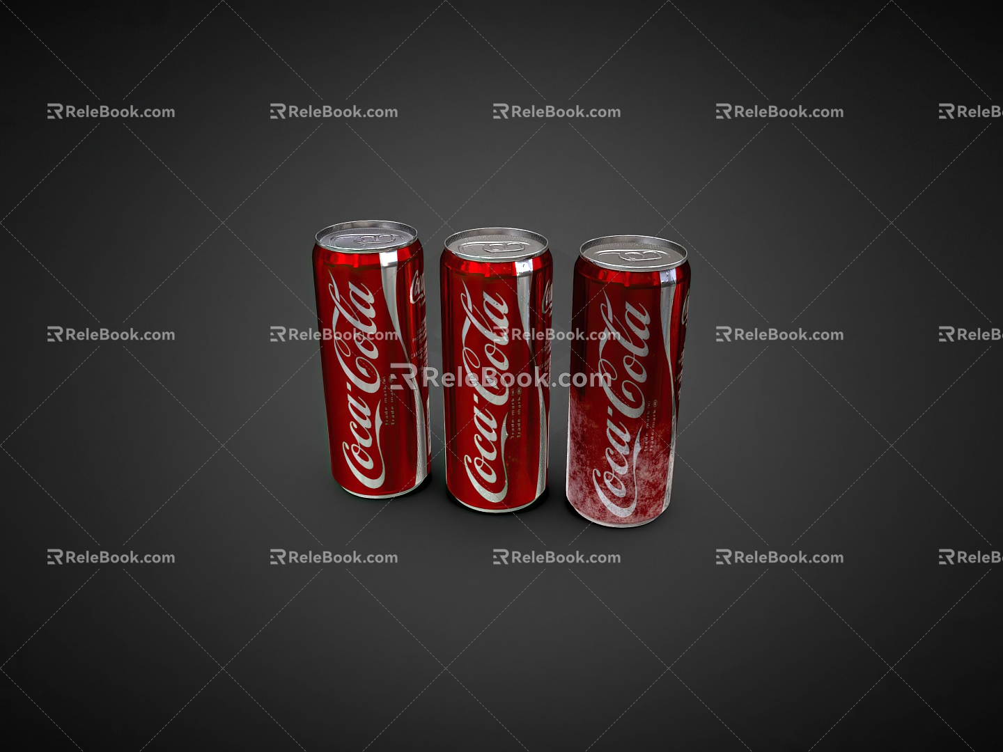 Beverage cola cans model