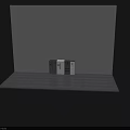 Various Modern Refrigerators and Freezers in Silver White Gray with Double Door Designs