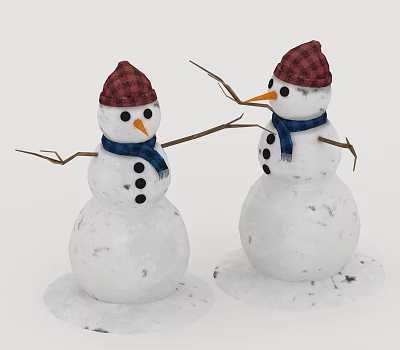 Snowman 3d model