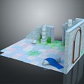 Monuments Sites Sites Sites Ruins Castle Fortress Ancient Castle Ancient Ruins Realistic 3d model