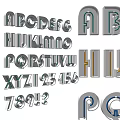 Illuminated Decorative LED Lights With Alphabet Letters And Numbers