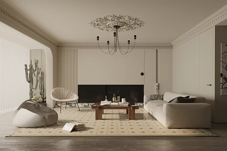 The Silent Living Room 3d model