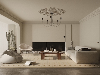 The Silent Living Room 3d model