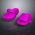 Pink Clog Shoes with Ventilation Holes Comfortable Slip On Design for Summer Casual Wear
