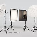 Professional Photography Lighting Equipment With Softbox Reflective Umbrella And Tripod