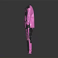 Stylish Color Block Jacket And Pink Pants Modern Fashion Outfit