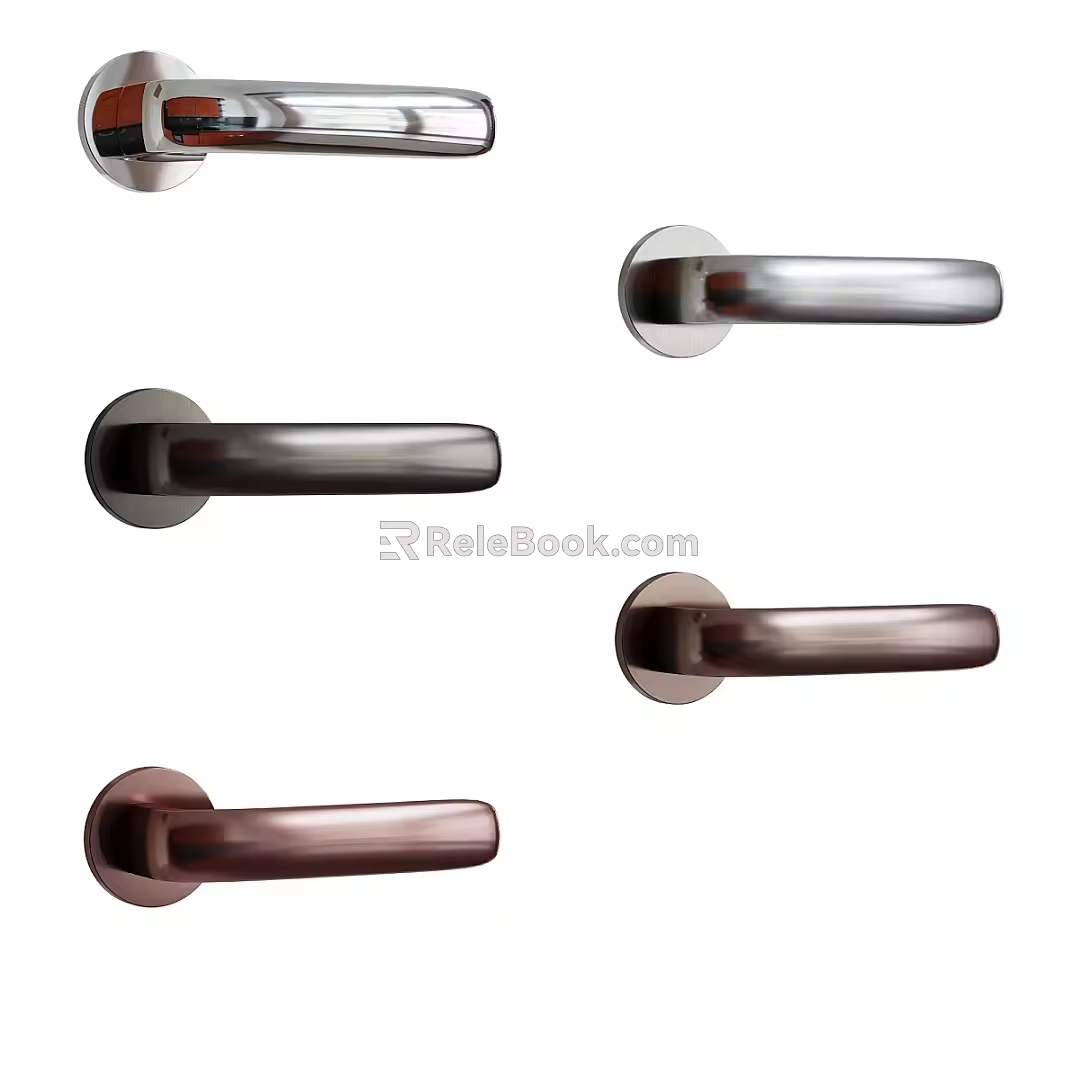 Modern Door Handle 3d model