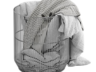 Westelm metal basket with blanket model