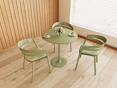 Modern Leisure Table and Chair Combination Leisure Table and Chair Negotiation Table and Chair Combination Office Table and Chair Combination Vase Flower Coffee model