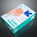 Flexible Adhesive Bandages Packaging Box With 20 Strips For Daily Wound Care Supplies