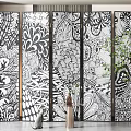 Modern Screen Partition 3d model