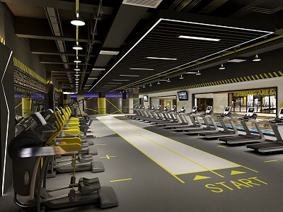 Gym 3d model