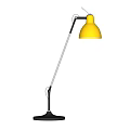 Yellow Desk Lamp With Adjustable Black Arm And Modern Design For Home Office Use