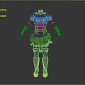 Steampunk Women's Costume Featuring Corset Top Short Skirt Long Boots And Fingerless Gloves