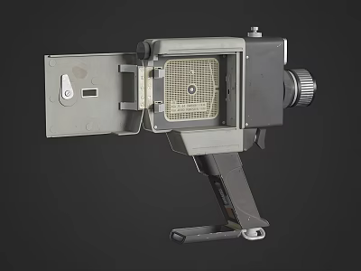 Smart Machine With Metal Grid Knob Stand And Structural Design Features 3d model