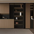 Italian Minimalist Wardrobe 3d model