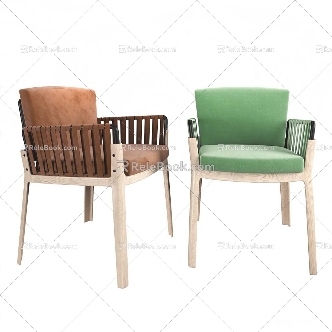 Modern single chair 3d model