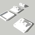 Modern Switch Socket 3d model