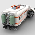 LEGO toy blocks futuristic chariot sci-fi chariot 3d model