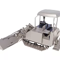 Heavy Duty Tracked Utility Vehicle With Canopy And Mechanical Work Equipment