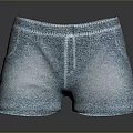 Casual Comfortable Shorts With Elastic Waist Soft Fabric And Pockets