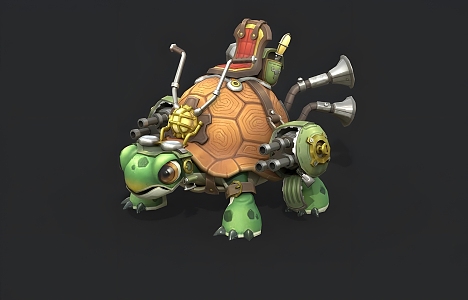 Turtle 3d model