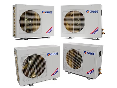 GREE Air Conditioner Outdoor Fan Units With Efficient Cooling Performance 3d model