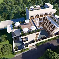 INS Wind Net Red Homestay Residence Self-built 3d model