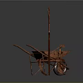 Essential Agricultural Equipment Set With Wheelbarrow Plow Shovel And Hay Fork