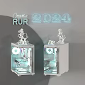Custom Creatio RUR 2024 PC Case With Transparent Side Panels Illuminated Components And Decorative Sculptures