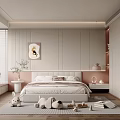 Modern Kids Room Interior Design With Bed Stuffed Toys Rug And Pink Decor