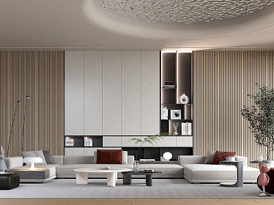 modern living room model